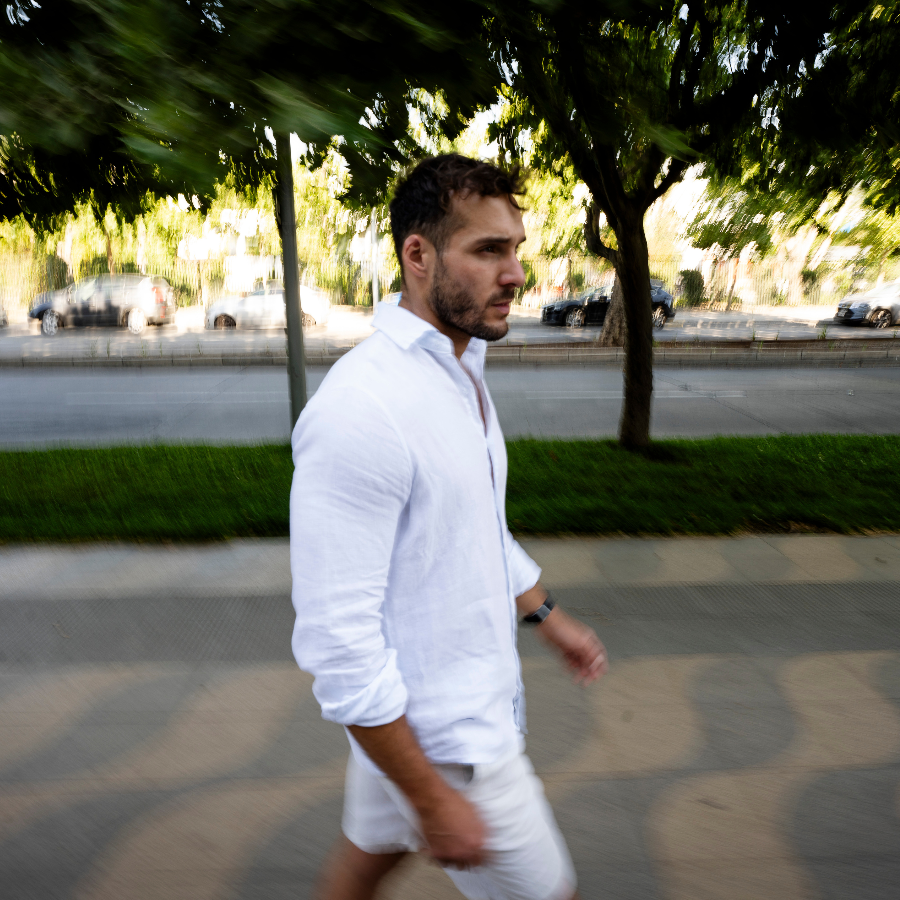 Camisa de Lino Bianca