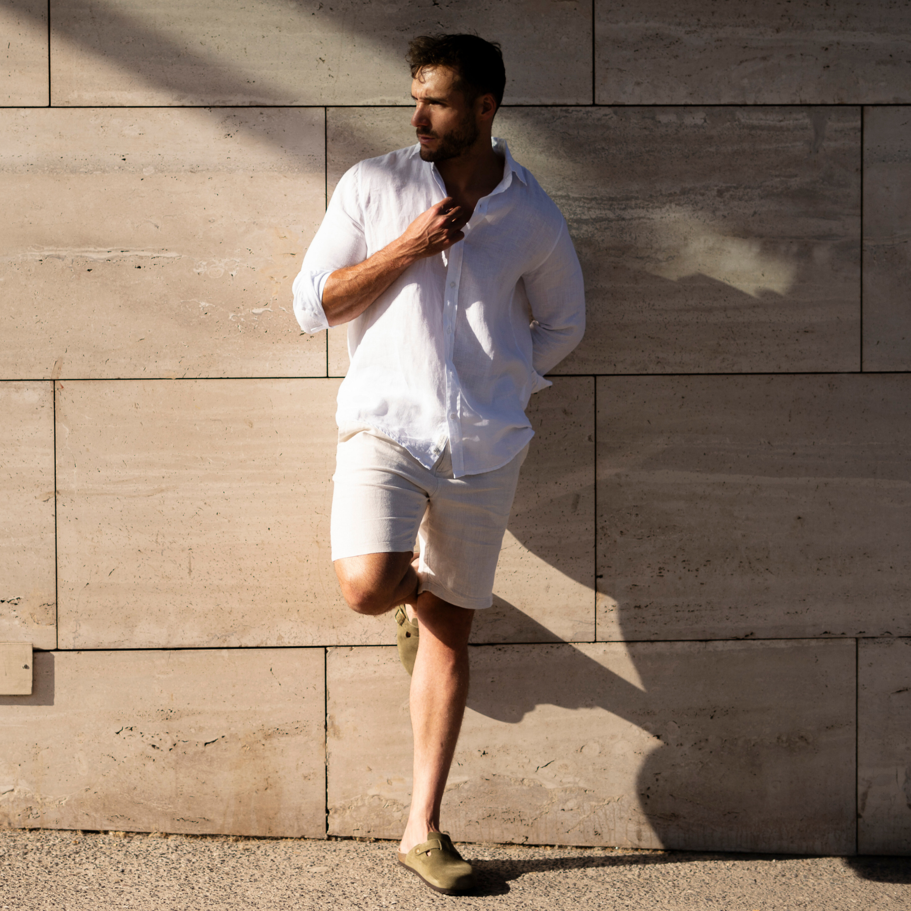 Camisa de Lino Bianca