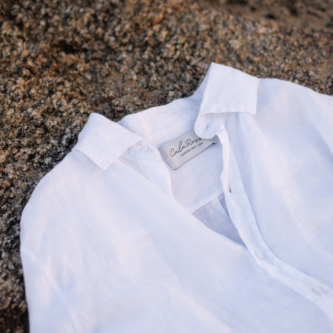 Camisa de Lino Bianca