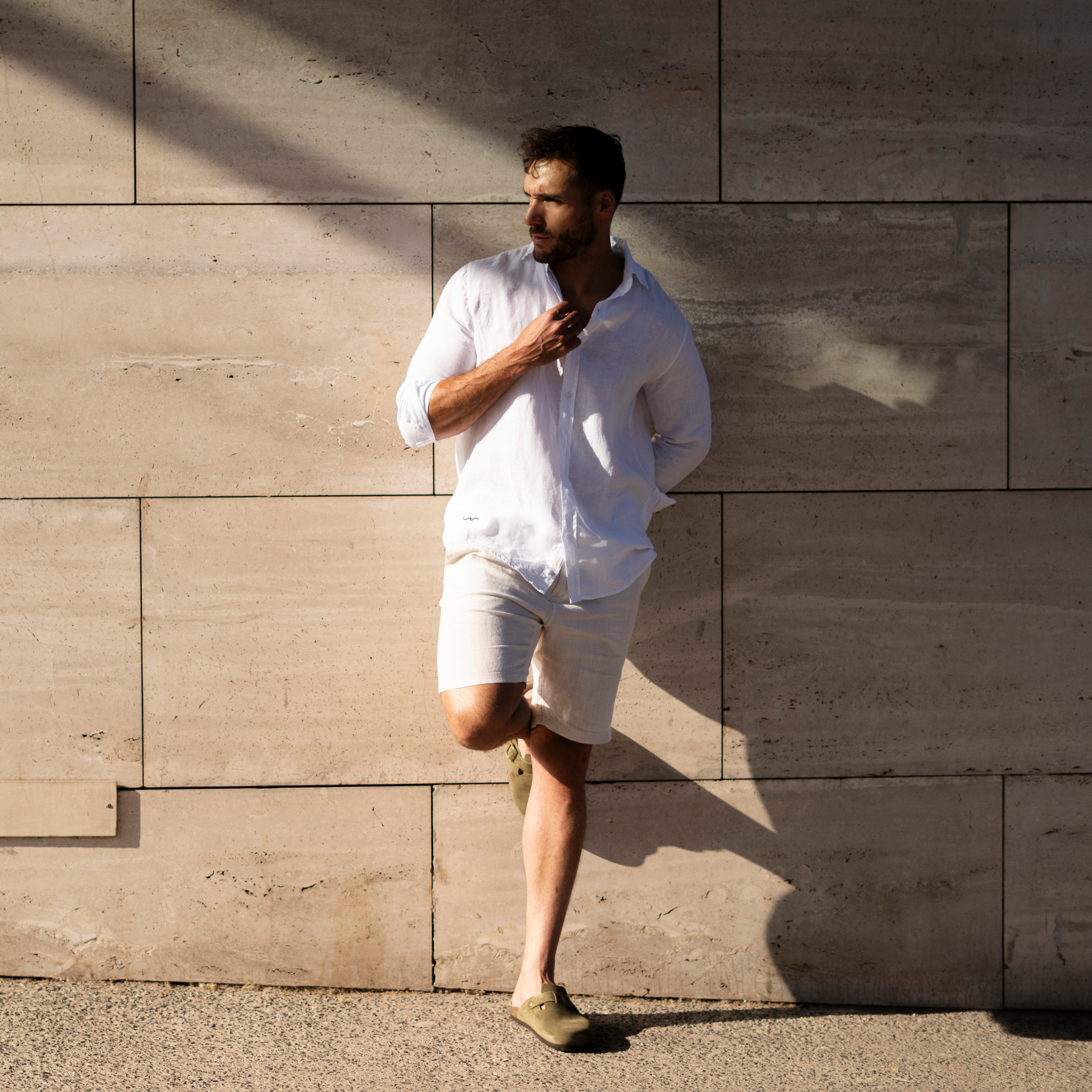 Camisa de Lino Bianca